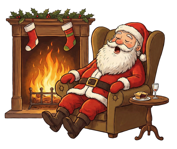 Sleeping Santa